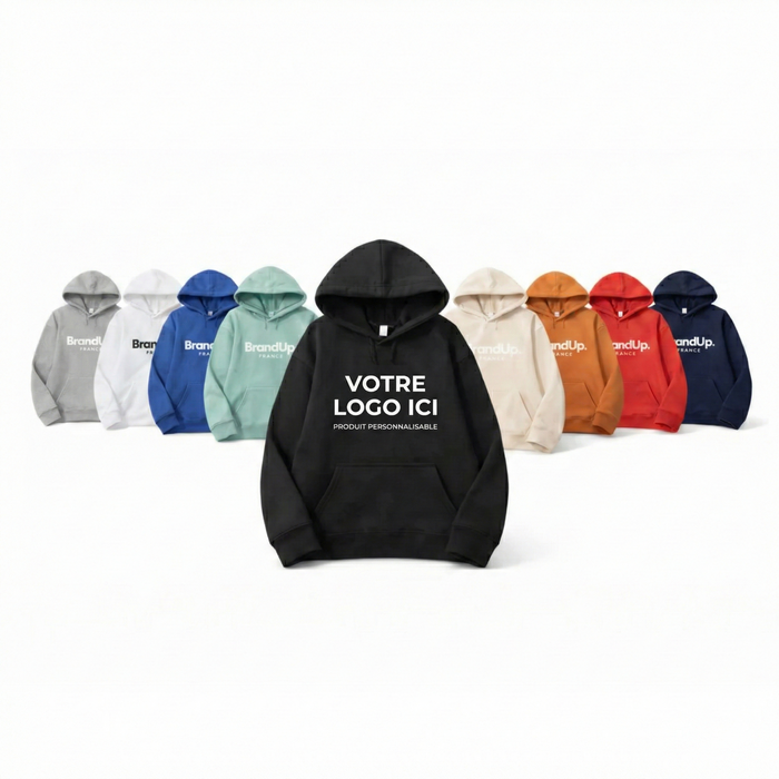 Pull à Capuche Customisable Couleurs Sombres