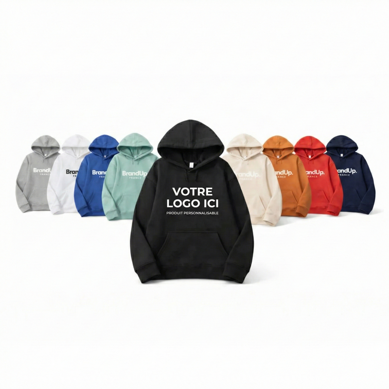 Pull à Capuche Customisable Couleurs Sombres