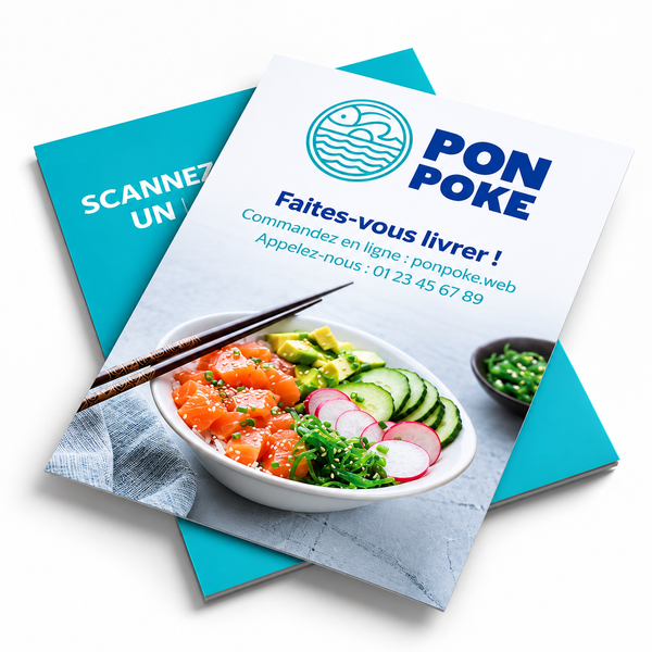 Flyer recto/verso DL Plus — Lot de 10